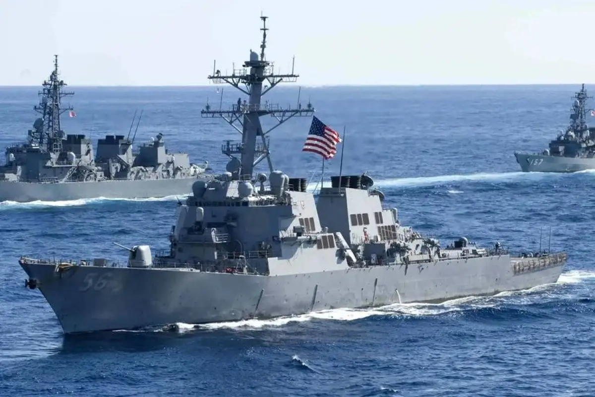 Fotografía de archivo de un destructor de la Armada de Estados Unidos., EFE.