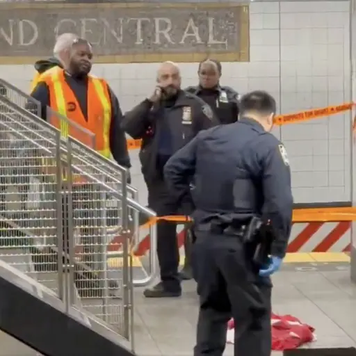 Conmoción en metro de Nueva York tras ataque que dejó tres heridos. ,Captura de pantalla video de X.