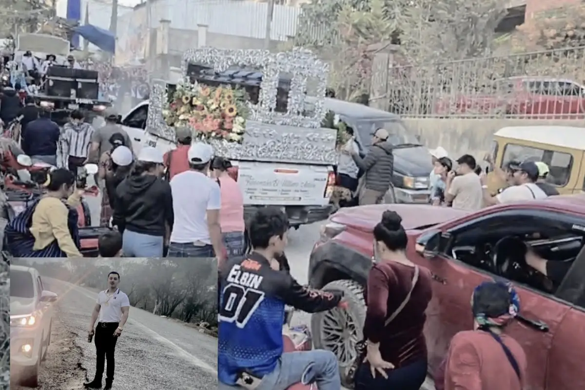 Cientos de personas acompañaron la llegada del joven Jesler Palacios., Redes sociales.