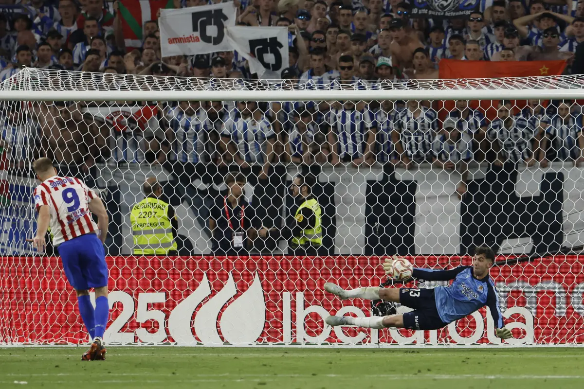 Unai Marrero, portero de la Real Sociedad 