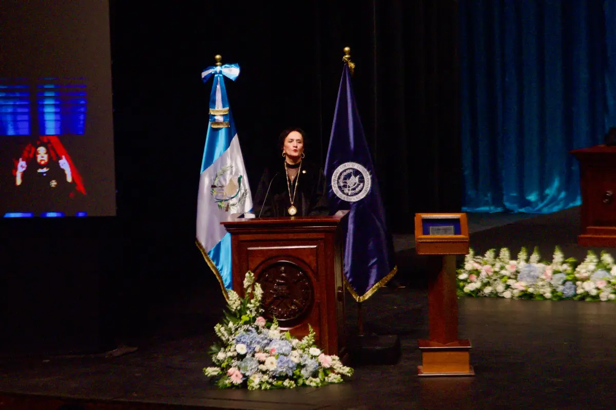 Anabella Morfín asumió la presidencia de la CC, tras ser designada como magistrada titular por el presidente Bernardo Arévalo., Omar Solís.