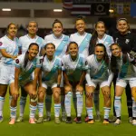 Selección de Guatemala que cayó ante Costa Rica 