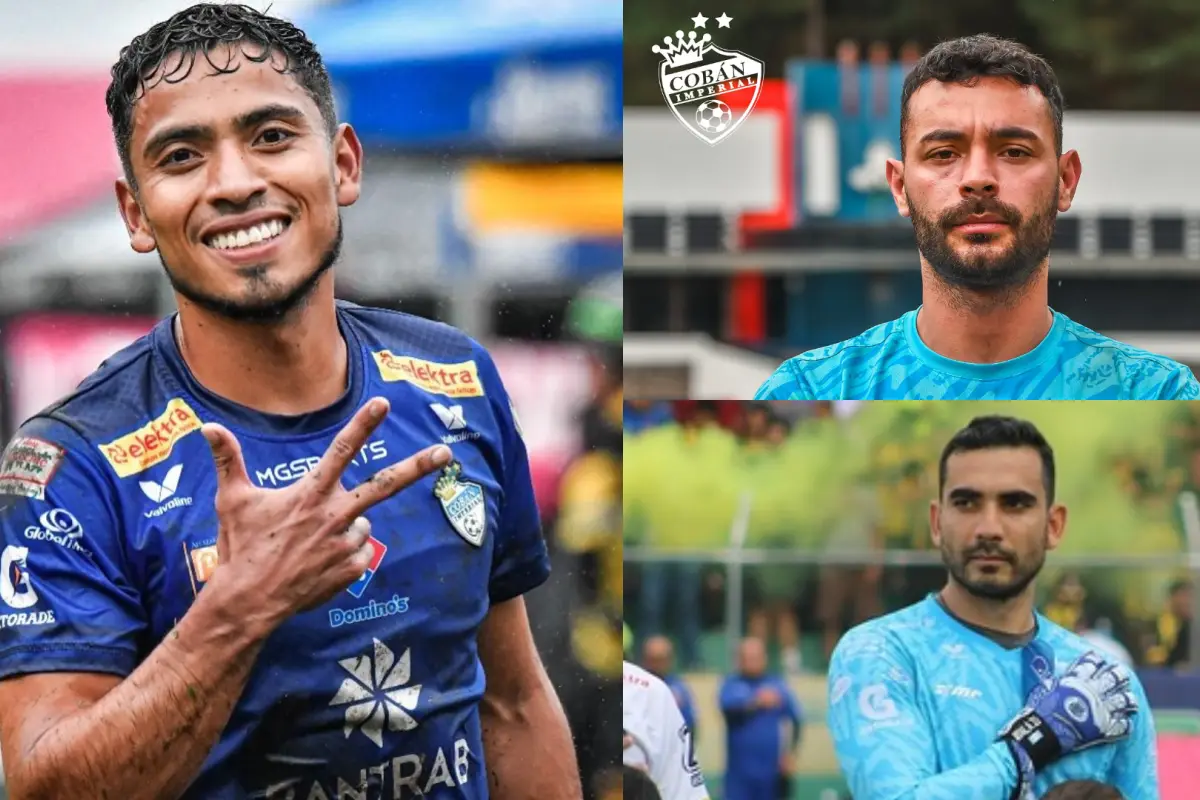 Óscar Mejía terminó defendiendo la portería de Cobán Imperial 