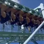 Video evidencia momentos críticos en juego mecánico. ,Captura de pantalla video de X.