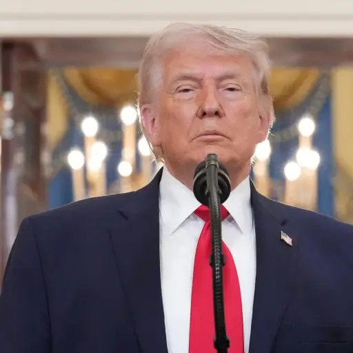 Fotografía del 1 de abril de 2026 del presidente de EE ,UU