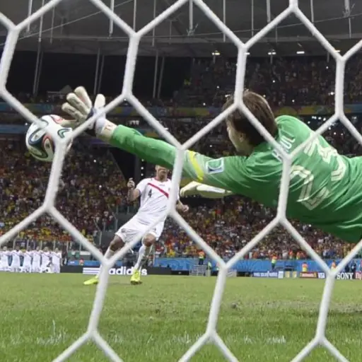 Tim Krul en el duelo de cuartos de final ante Costa Rica 