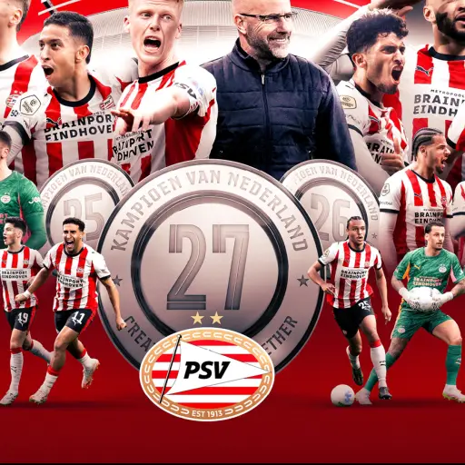 PSV se consagra campeón de la Liga de Países Bajos - PSV