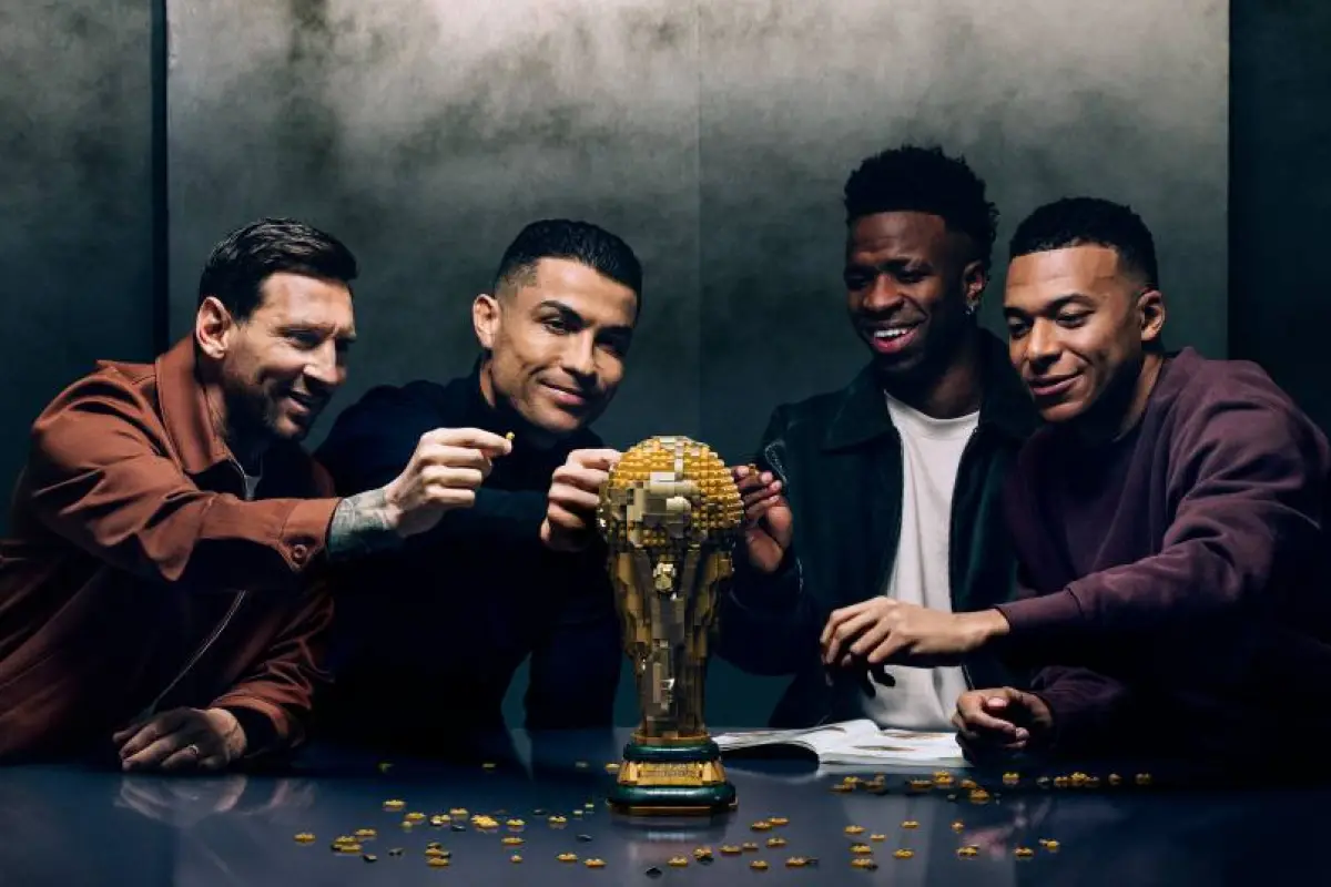 Messi, Cristiano, Vinícius y Mbappé aparecen en anuncio de LEGO 