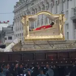 Cristo Yacente recorre Centro Histórico de la capital t