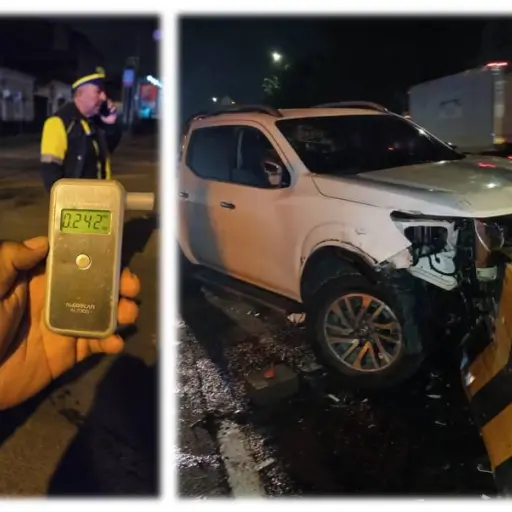 Los casos de accidentes donde se vieron involucrados conductores en estado de ebriedad ocurrieron en la capital y Villa Nueva. ,PMT