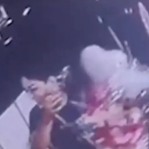 De la celebración al caos. ,Captura de pantalla video de X.