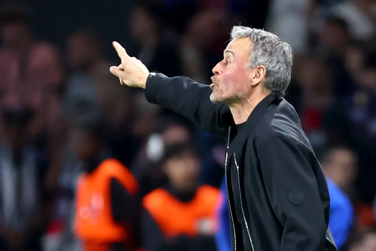 Luis Enrique, técnico del PSG 