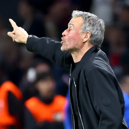 Luis Enrique, técnico del PSG 