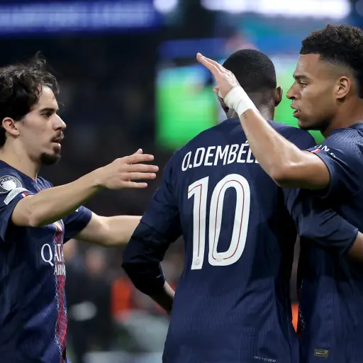 Celebración del Paris Saint-Germain ante el Liverpool - EFE