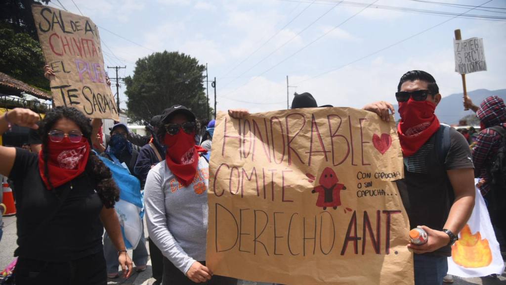 Protestas en Antigua Guatemala por elección de rector de Usac | Omar Solís/EU