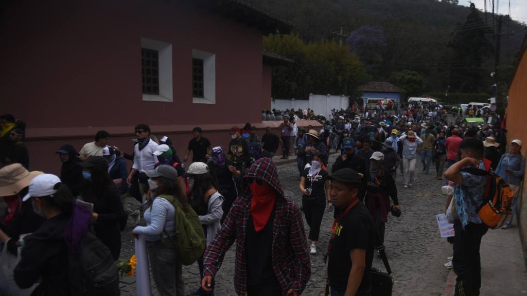 Protestas en Antigua Guatemala por elección de rector de Usac | Omar Solís/EU