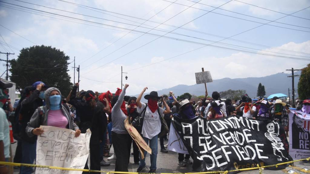 Protestas en Antigua Guatemala por elección de rector de Usac | Omar Solís/EU