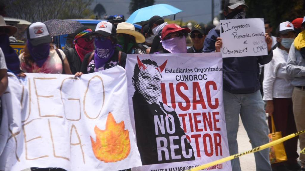 Protestas en Antigua Guatemala por elección de rector de Usac | Omar Solís/EU
