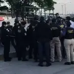 Presencia de agentes de PNC y fiscales del MP en ingreso de la Usac. ,Juan Carlos Chanta/EU