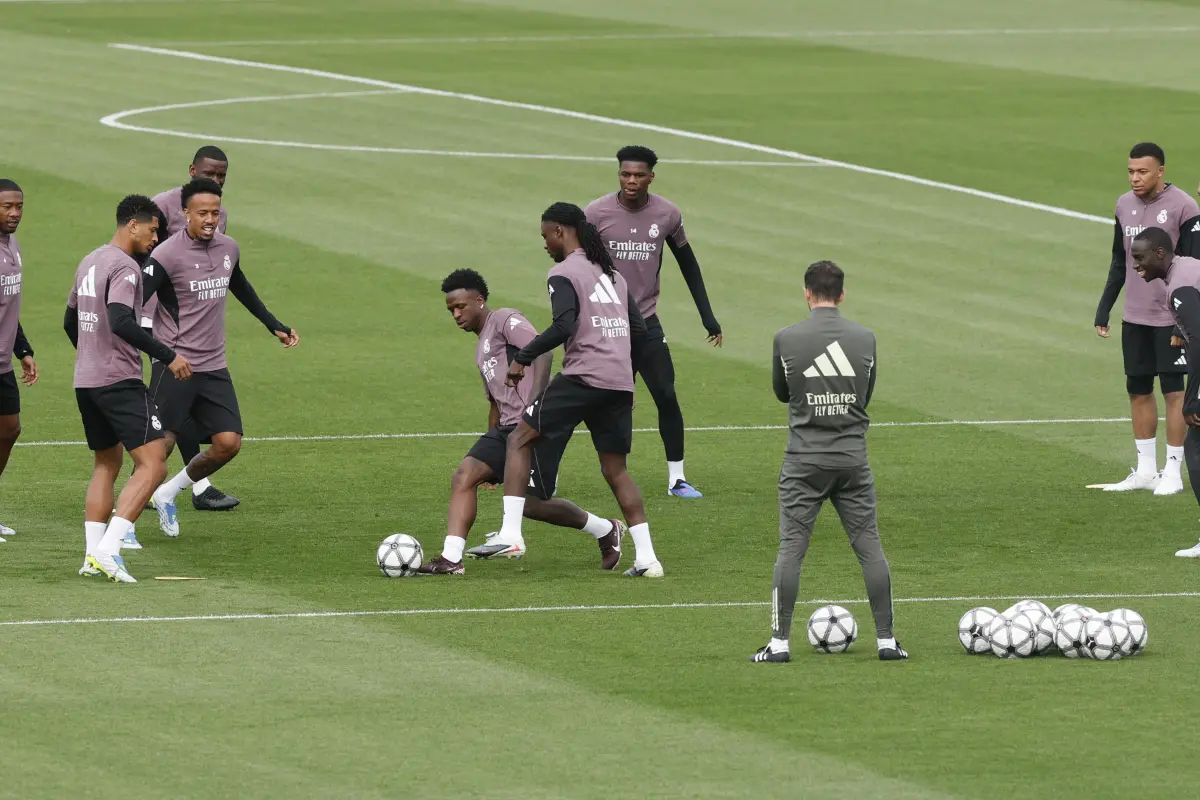 Entreno del Real Madrid en su preparación para recibir a Girona