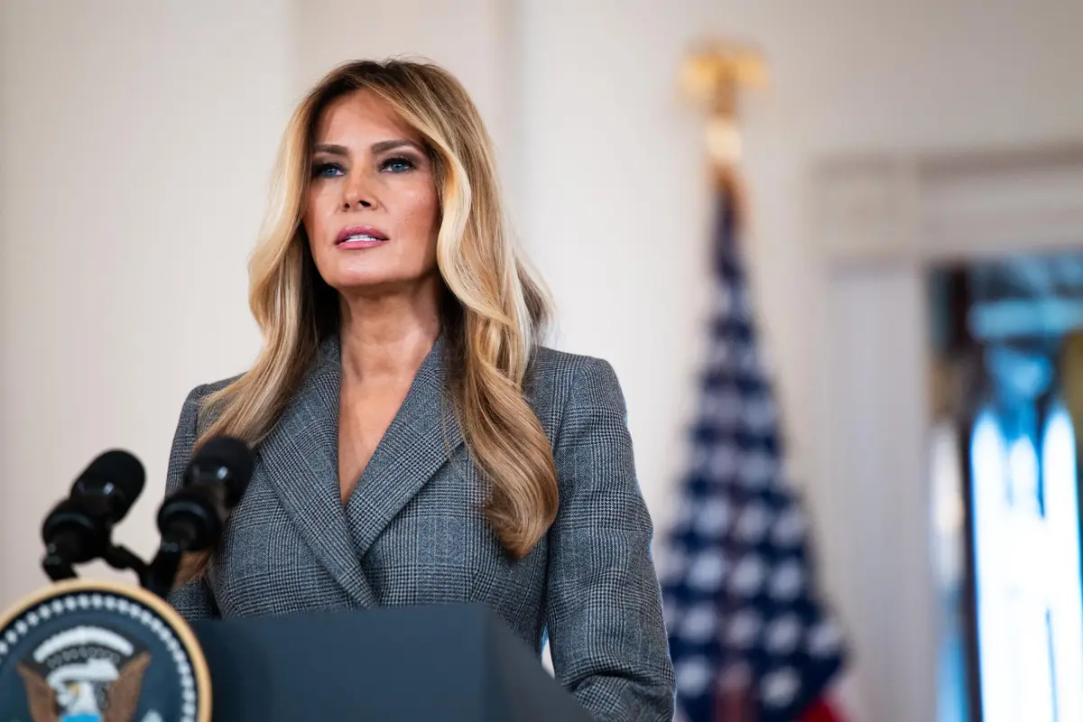 Melania Trump, primera dama de EE.UU., EFE