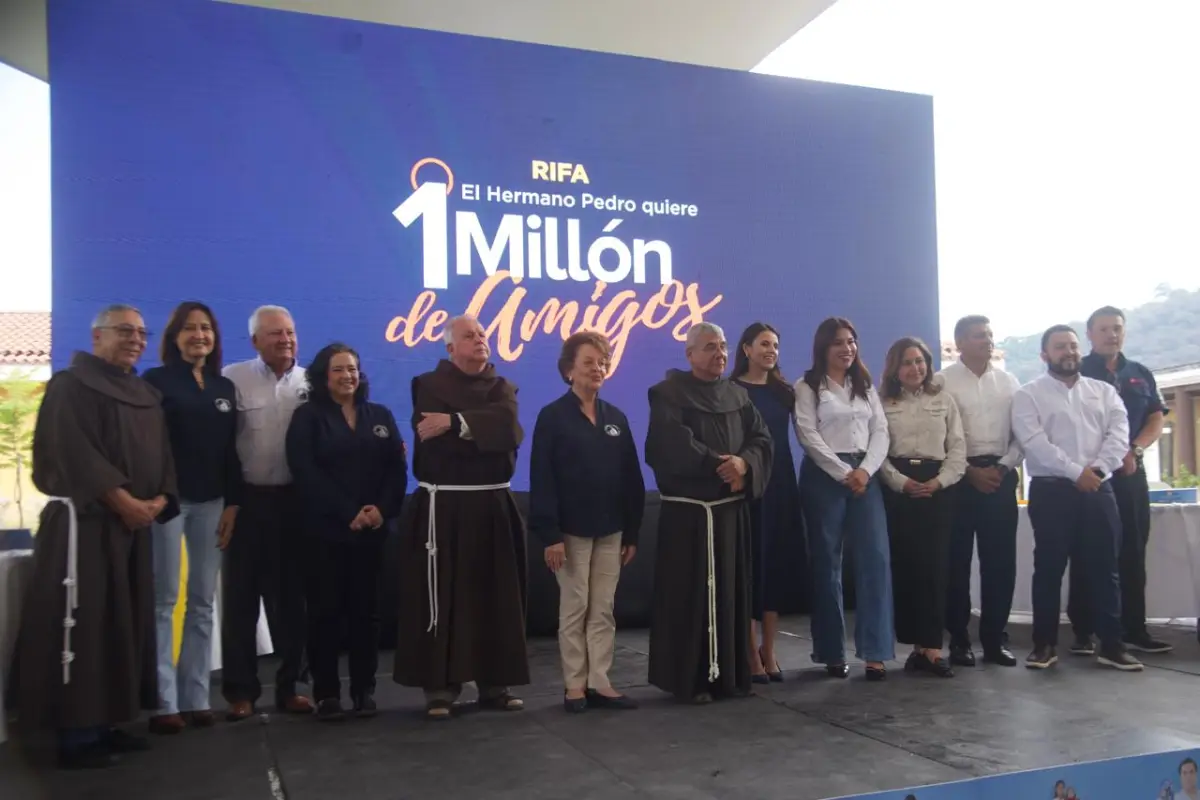 Lanzamiento oficial de la Rifa "El Hermano Pedro Quiere 1 Millón de Amigos" 2026, Foto Omar Solís