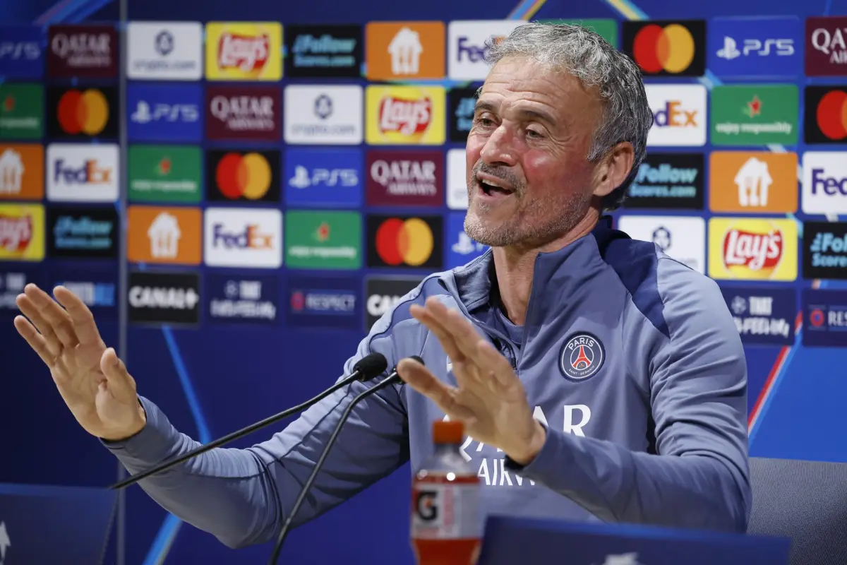 Luis Enrique, técnico del PSG - EFE