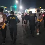 Los sospechosos fueron puestos a disposición del as autoridades. ,PNC