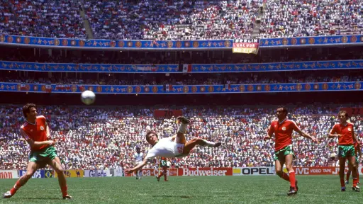 Manuel Negrete recuerda su gol ante Bulgaria en el Mundial de 1986