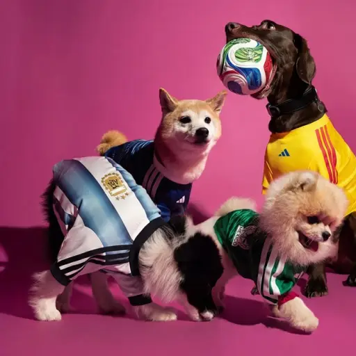 Lanzan colección de camisetas para mascotas rumbo al Mundial - Adidas