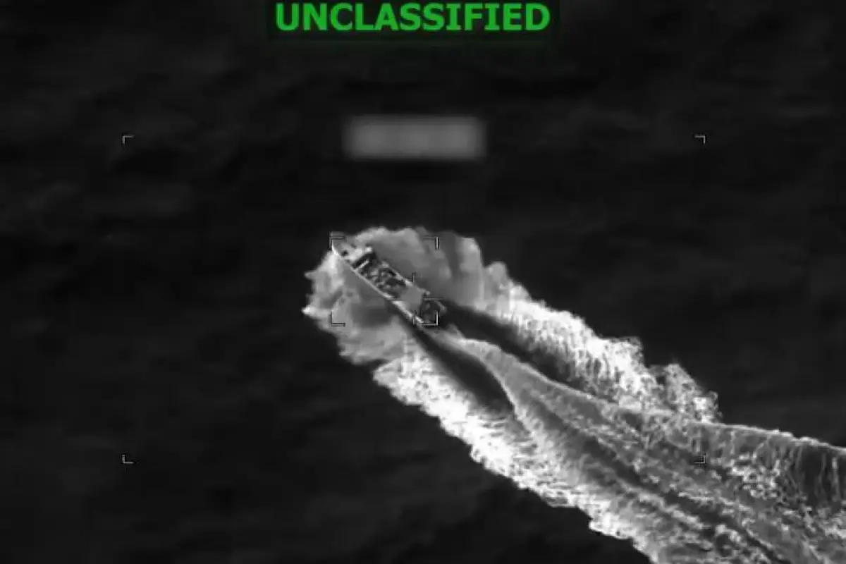 EE. UU. destruye narcolancha en el Pacífico Oriental, Captura de pantalla de la red social X