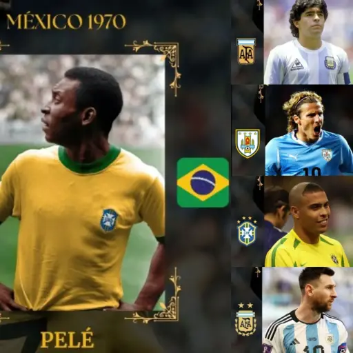 Mejores jugadores por cada edición del Mundial 