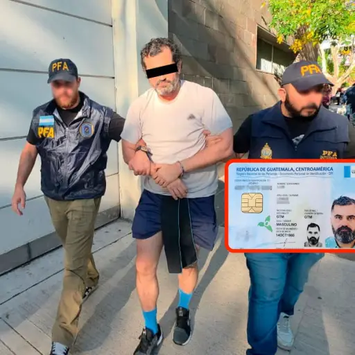 Detienen en Argentina a militar mexicano que usó DPI guatemalteco falso. ,Redes sociales.