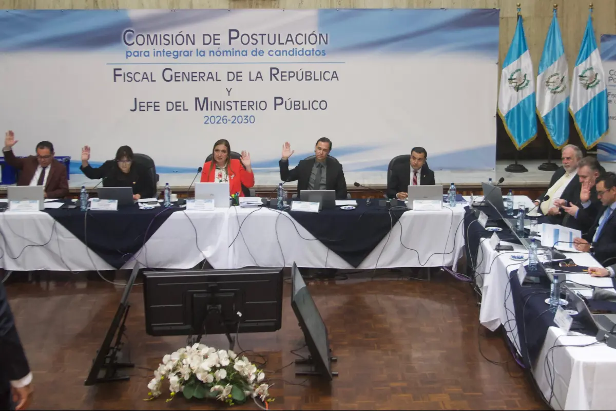 Reunión de la comisión de postulación para elección de fiscal general el viernes, 24 de abril de 2026., Omar Solís/Emisoras Unidas