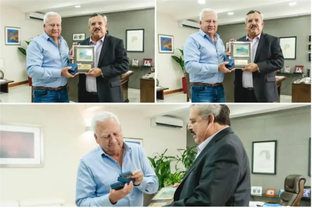 Reconocimiento a Edgar Archila por apoyo en Rifa 1 Millón de Amigos, Cortesía