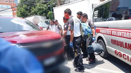 Ataque armado en zona 10. ,Bomberos Voluntarios. 