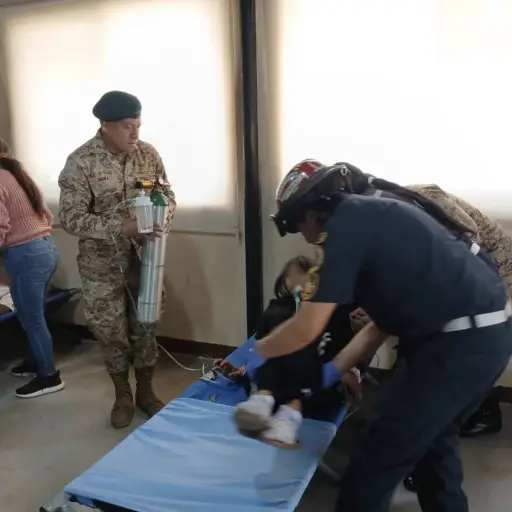 Intoxicación alimentaria activa respuesta médica en Sololá. ,Ejército de Guatemala. 
