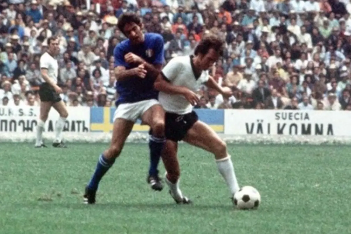 Italia derrotó a Alemania en la semifinal del siglo en 1970 