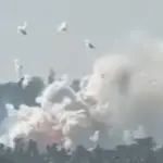 Explosión en fábrica de fuegos artificiales en la India ,Captura de pantalla de la red social X