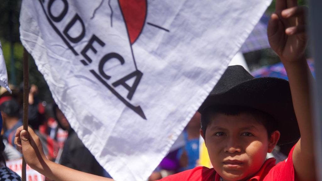 Manifestación de organizaciones sociales y estudiantiles en la capital | Omar Solís/EU