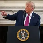 Donald Trump en la Casa Blanca ,EFE