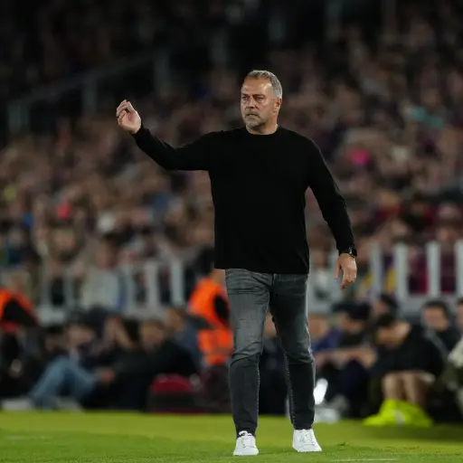 Hansi Flick, entrenador del Barcelona 