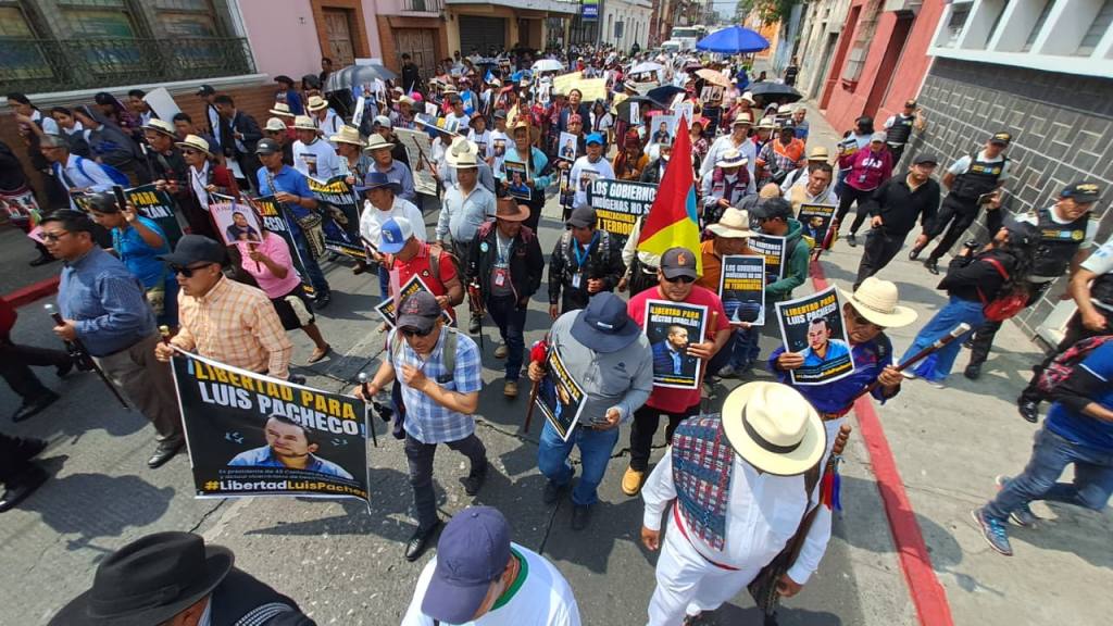 Pueblos indígenas piden libertad para Pacheco y Chaclán | Omar Solís/EU