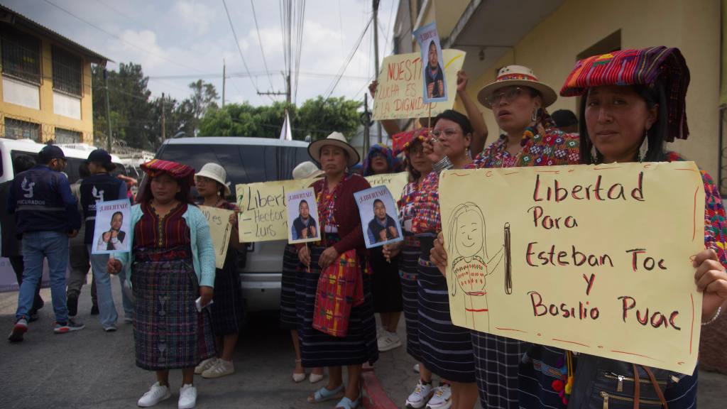 Pueblos indígenas piden libertad para Pacheco y Chaclán | Omar Solís/EU