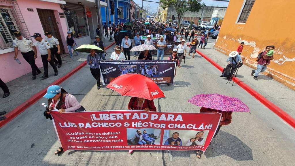 Pueblos indígenas piden libertad para Pacheco y Chaclán | Omar Solís/EU