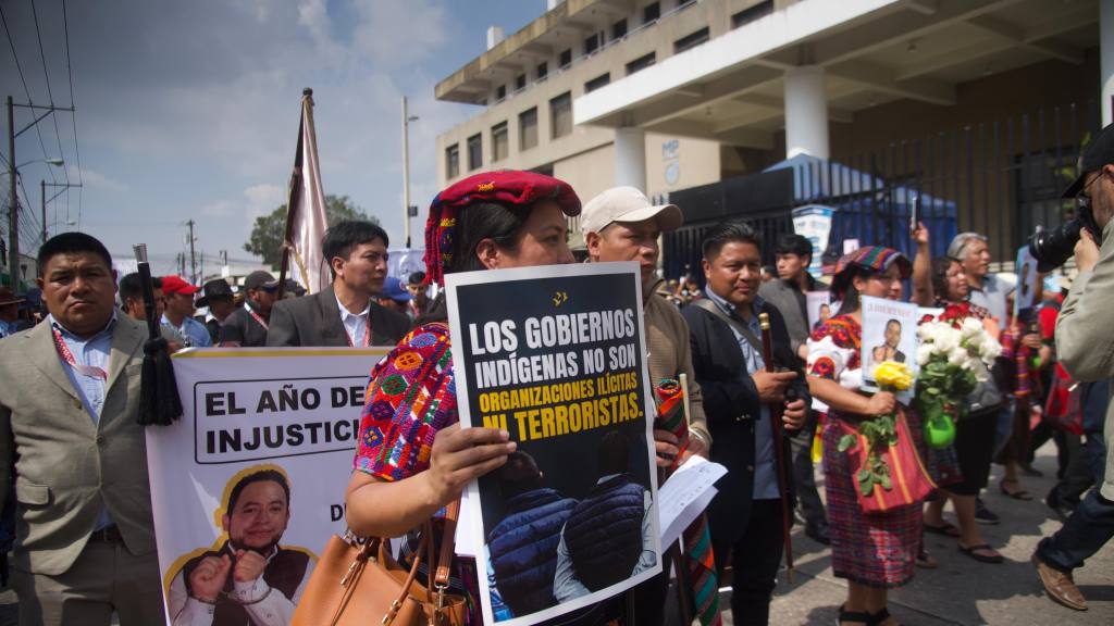 Pueblos indígenas piden libertad para Pacheco y Chaclán | Omar Solís/EU