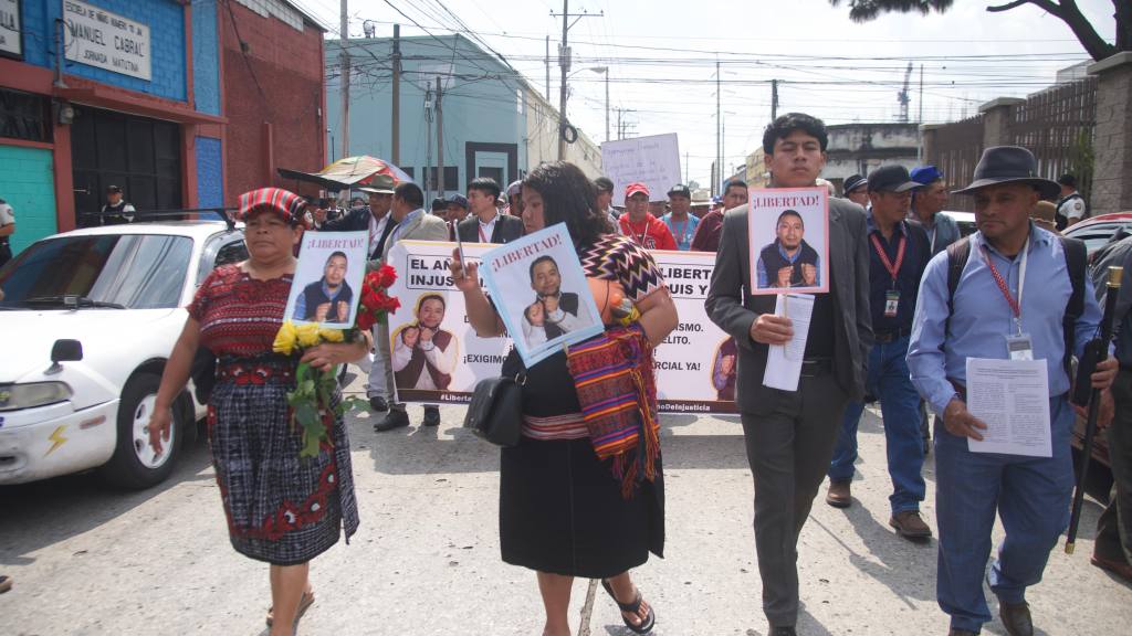 Pueblos indígenas piden libertad para Pacheco y Chaclán | Omar Solís/EU