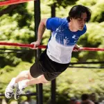 Raúl Furlán se prepara para competición internacional de calistenia en Italiat