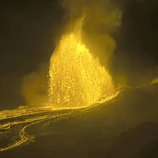 Volcán Kilauea entra en erupción ,USGS