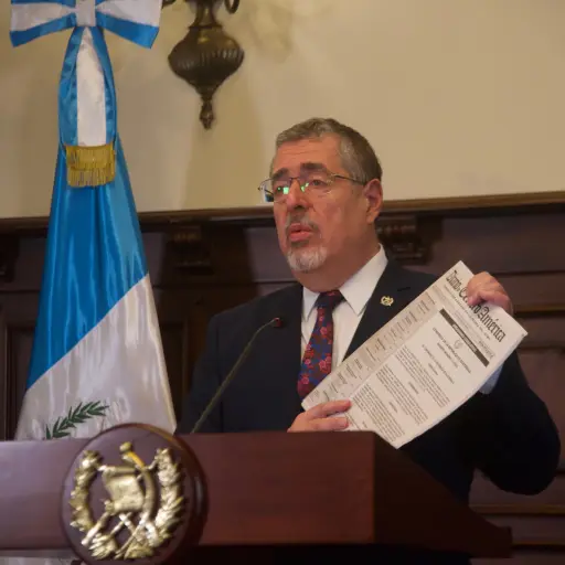 El presidente Bernardo Arévalo brinda detalles del subsidio aplicado para los combustibles. ,Omar Solís/Emisoras Unidas